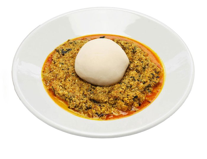 Classic Egusi Soup with Fufu